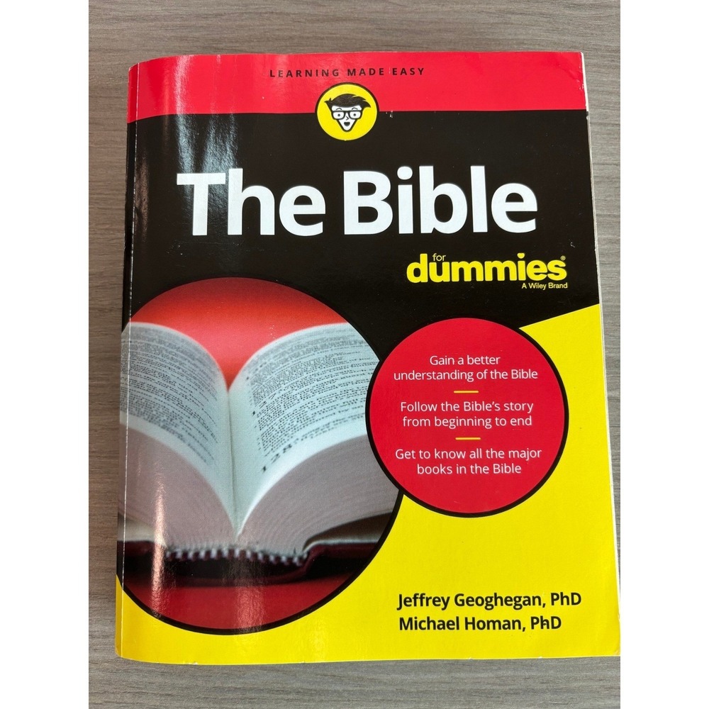 The Bible For Dummies Jeffrey Geoghegan Michael Homan Paperback Religion Guide